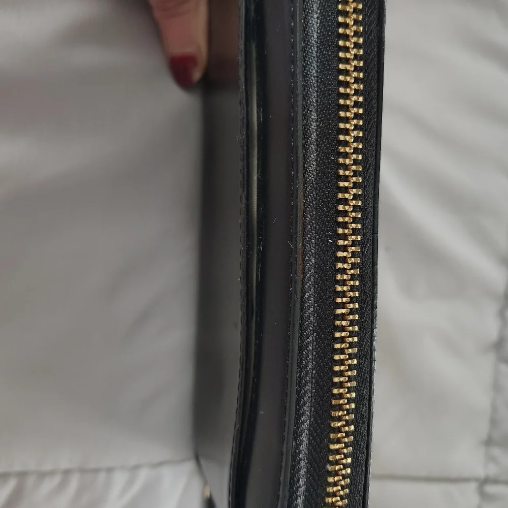 Kate Spade Black Zip-Around Wallet